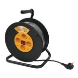 Makalon 700708 - Derulator cablu electric 50 m 4 prize cu maner