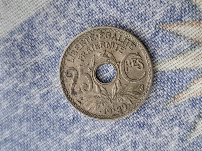 25 CENTIMES 1939 Franta