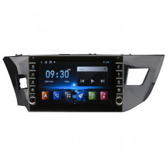 Navigatie Toyota Corolla E170 2013-2018 AUTONAV Android GPS Dedicata, Model PRO 64GB Stocare, 4GB DDR3 RAM, Display 9", WiFi, 2 x USB, Bluetooth, 4G,