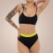 Weekiss High Waist Lemon Periodenunterw&auml;sche, Menstruationsunterw&auml;sche, Periodenslip, Gr&ouml;&szlig;e: L (40); Mengen-Rabatte: ohne; Farbe Weekiss: Schwarz