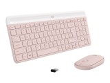 Cumpara ieftin Logitech MK470 Slim Combo , Tastatura + Mouse Wireless 2.4 GHz, ROSE, US Intl