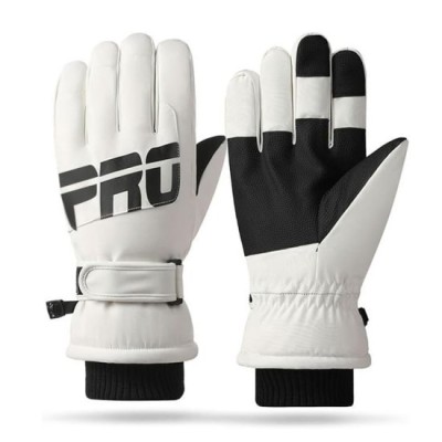 Manusi Dama, L, pentru Ski - Techsuit (OG104) - White foto