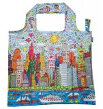 Sacosa din material reciclat, design James Rizzi, Fridolin