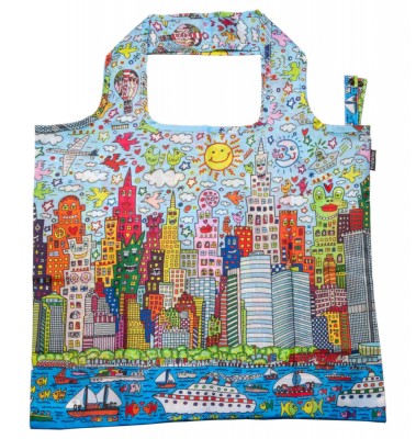 Sacosa din material reciclat, design James Rizzi foto