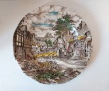 Cumpara ieftin Farfurie ceramica veche Enoch Wedgwood Tunstall LTD England sat vechi englezesc