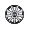 Set 4 capace roti Flash Gri-Negru R14 pentru gama auto Hyundai