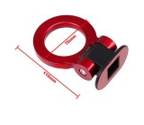 Ornament carlig remorcare RACING SPORT - ARGINTIU, AVEX