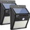Set 2 Lampi Solare cu 30 LED, inclus senzor de miscare si senzor de lumina