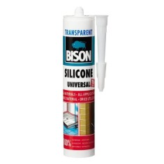 Silicon Universal Bison, 280 ml, Transaparent, Mastic Etansare Universal, Bison Silicone Universal, Silicon Transparent, Mastic Etanseizant Universal, foto