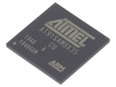 Microprocesor ARM926 SMD LFBGA217 32kB SRAM AT91SAM9X35-CU foto