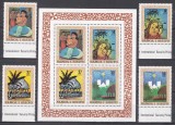 Samoa 1980 - Crăciun, Serie + Colita, MNH, Nestampilat