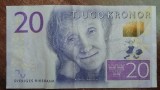 M1 - Bancnota foarte veche - Suedia - 20 koroane