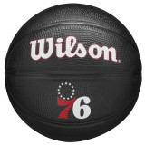 Mingi de baschet Wilson Team Tribute Philadelphia 76ers Mini Ball WZ4017611XB negru