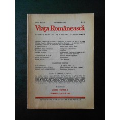 REVISTA VIATA ROMANEASCA (numarul 12, anul 1981)