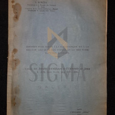 I. BORCEA, DONNEES POUR SERVIR A LA SYSTEMATIQUE ET A LA BIOLOGIE DES MUGILIDES, FORMES DE LA MER NOIRE, TOME XIX, FASCICULELE I-IV, JASSY, 1934