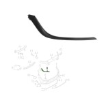 Ornament far HYUNDAI KONA, 08.2020-08.2023, partea dreapta, negru, de vopsit (nu este grunduit),