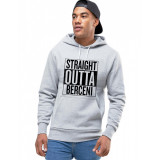 Hanorac Barbati Gri - Straight Outta Berceni - 2XL