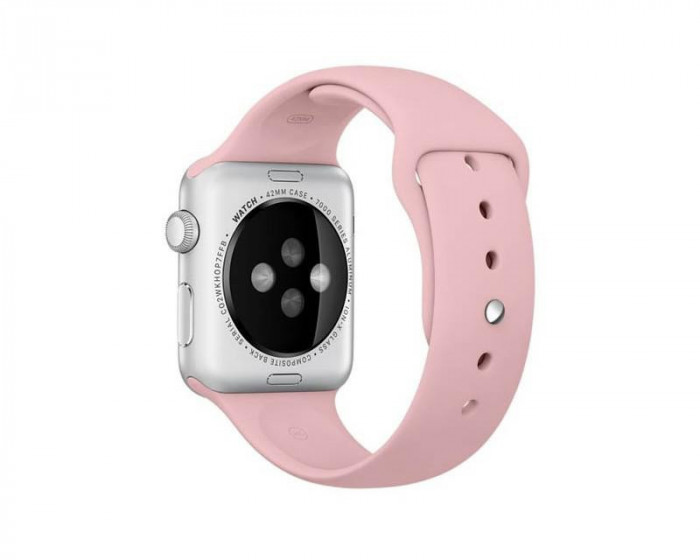 Curea Bratara Silicon Apple Watch 42mm 44mm Pink