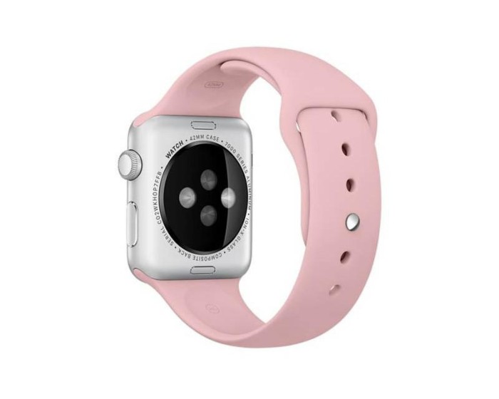 Curea Bratara Silicon Apple Watch 42mm 44mm Pink