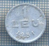 AX 757 MONEDA- ROMANIA - 1 LEU -ANUL 1951 -STAREA CARE SE VEDE