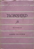 Poezii RONSARD, 1959, Editura Tineretului, Colectia Cele Mai Frumoase Poezii, Romana, 160 pagini, Necartonata