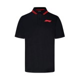 Formula 1 tricou polo Logo small black 2025 - XXL