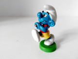 ** Jucarie cauciuc strumf, smurf, Peyo Schleich 1979, 6 cm, cauciuc, M.i.Germany