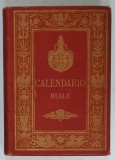 CALENDARIO REALE ( ALMANAH REGAL ) , ANNO 1903 , ITALIA , VEZI DESCRIEREA !