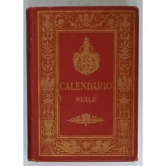 CALENDARIO REALE ( ALMANAH REGAL ) , ANNO 1903 , ITALIA , VEZI DESCRIEREA !