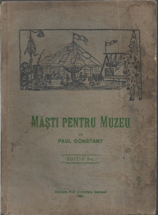 C9125N Măști pentru muzeu de Paul Constant, 1931, Caracal