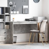 vidaXL Birou de scris Gri beton MDF 100 x 50 x 76 cm Birou de scris