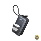 Baterie Externa Wireless Anker MagGo 10000mAh 35W PD + QI 1 x QI - 2 x USB-C Neagra A1657011