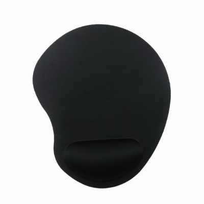 MousePAD GEMBIRD, cauciuc si material textil, 240 x 200 x 4 mm, suport ergonomic, negru, &amp;quot;MP-ERGO-01&amp;quot; foto