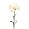 Floare decorativa artificiala, Garoafa, Alb, 62 cm, ATU-082135
