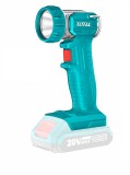 Lampa de lucru Total Industrial, Li-Ion 20V, 225 lumeni, NU INCLUDE INCARCATOR SI ACUMULATOR