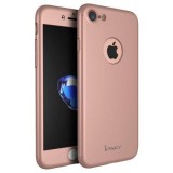 Husa FullBody MyStyle IPAKY Originala Rose-Gold pentru Apple iPhone 8 Plus ,acoperire completa 360 grade cu