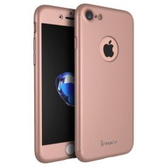 Husa FullBody MyStyle IPAKY Originala Rose-Gold pentru Apple iPhone 8 Plus ,acoperire completa 360 grade cu