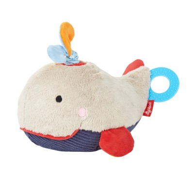 Jucarie senzoriala din plus cu activitati Balena, PlayQ Sigikid foto