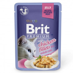 Hrana umeda pentru pisici Brit Cat Delicate Chicken in Jelly 6 x 85 g