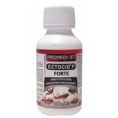 Insecticid concentrat pentru purici, paduchi, gandaci Ectocid Forte 100 ml