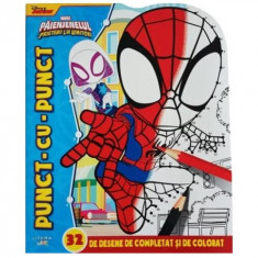 Disney Junior. Marvel. Păienjenelul și prietenii lui uimitori. Punct-cu-punct - Paperback - Disney - Litera mică