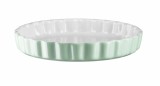 Tava pentru tarta MASER 931142 rotunda de copt, O 27 cm, ceramica, verde - RESIGILAT