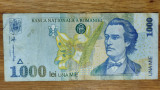 Romania - bancnota de colectie - 1000 lei 1998 - stare buna - Mihai Eminescu