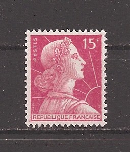 Franta 1955 - Nou tip Marianne, MNH