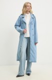 Answear Lab palton jeans femei, de tranzitie