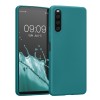 Husa Kwmobile pentru Sony Xperia 10 IV, Silicon, Verde, 57800.57, Carcasa
