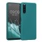 Husa Kwmobile pentru Sony Xperia 10 IV, Silicon, Verde, 57800.57