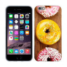 Husa iPhone 6 iPhone 6S Silicon Gel Tpu Model Donuts Colorate V2 foto