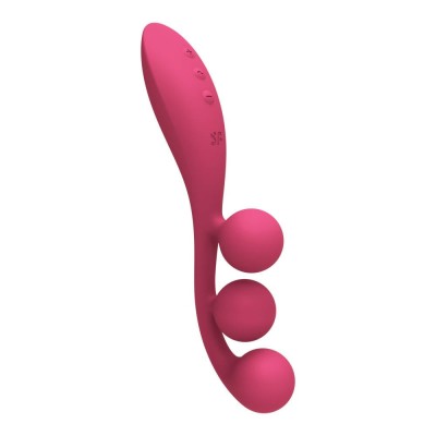 Vibrator Special Tri Ball 1, Rosu, 20.5 cm foto