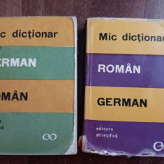 myh 421D - Mic dictionar - Roman - German, German - Roman - ed 1967